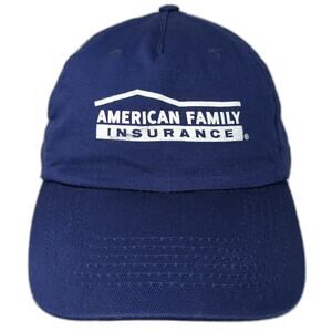 Hitwear American Family Insurance 5 Panel Blue Hat One Size Cotton Strapback